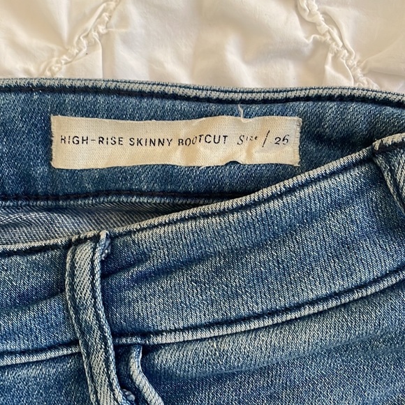 Anthropologie Pilcro and the Letterpress high-rise skinny bootcut jeans - Picture 5 of 6
